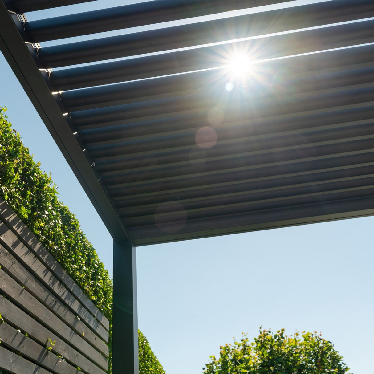 3M Square Titan Aluminium Pergola
