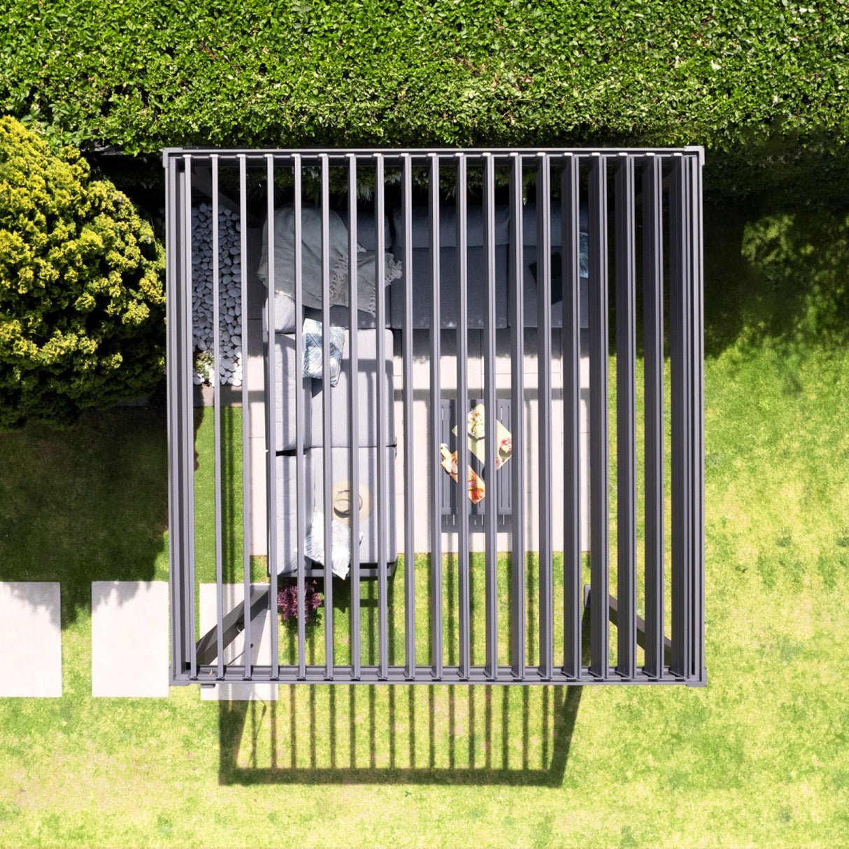 3M Square Titan Aluminium Pergola