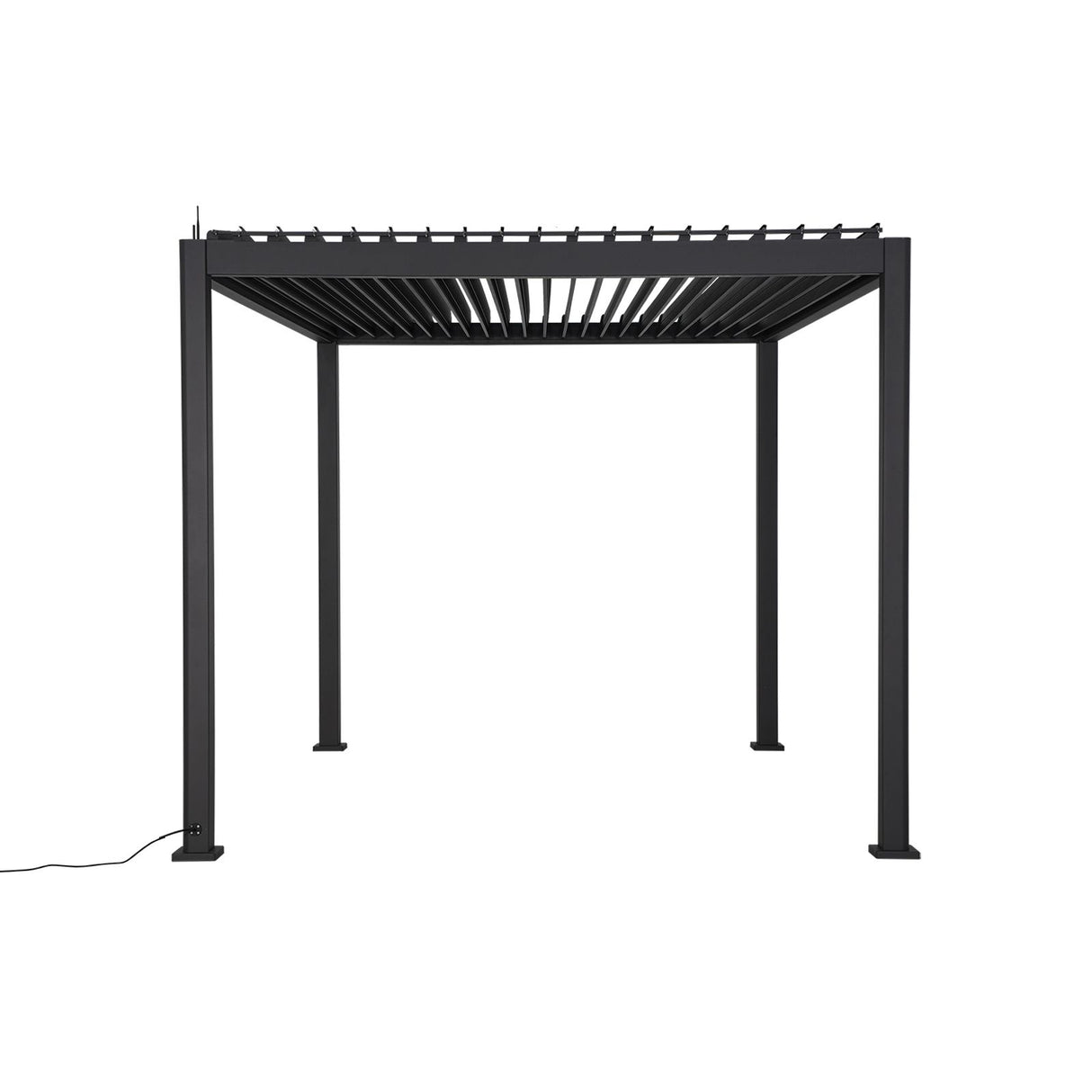 Titan Plus LED 3M Square Motorised Aluminium Pergola