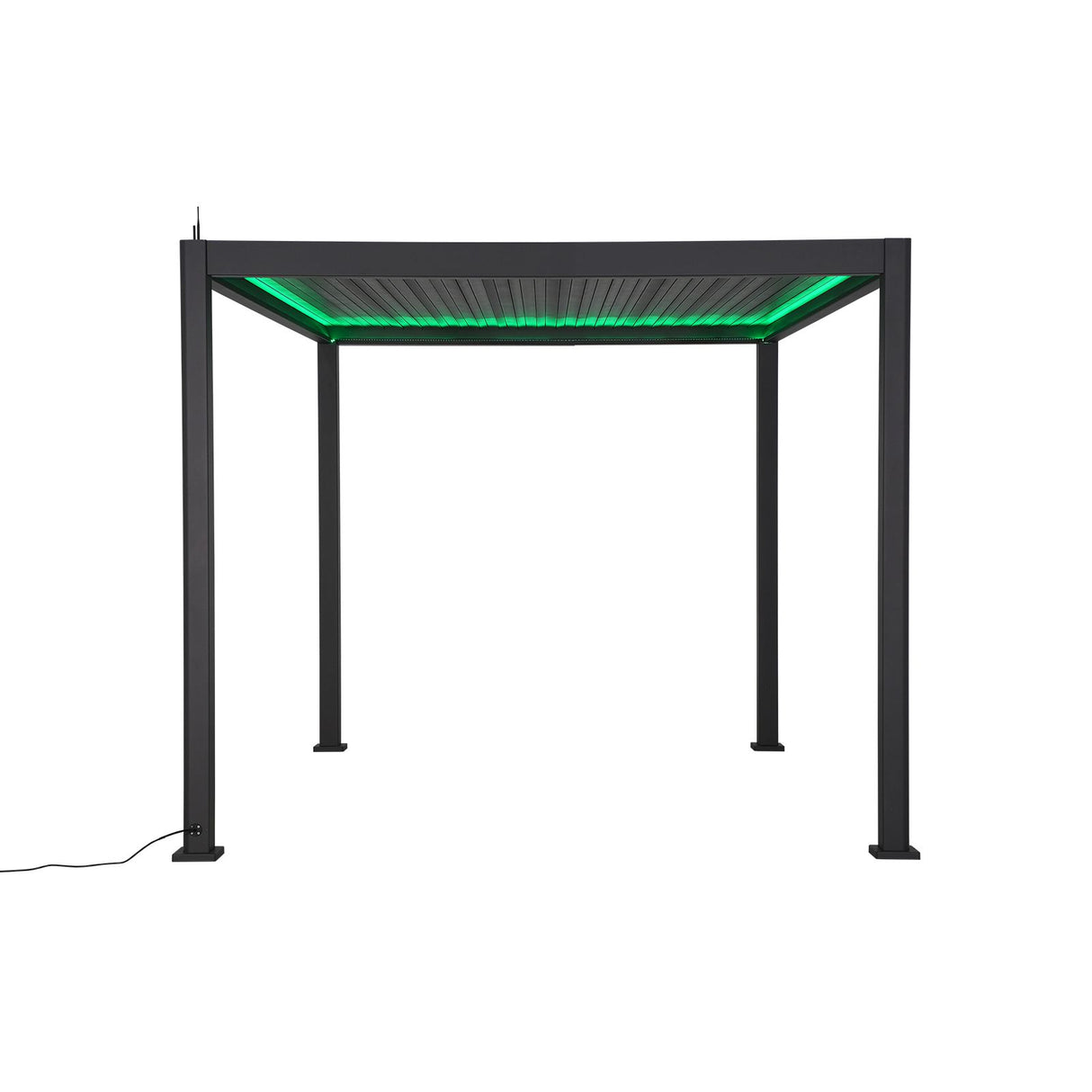 Titan Plus LED 3M Square Motorised Aluminium Pergola