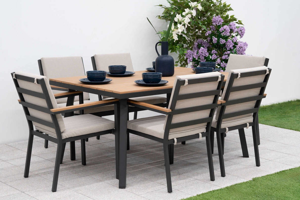 Heidi 6 Seat Rectangle Dining Set