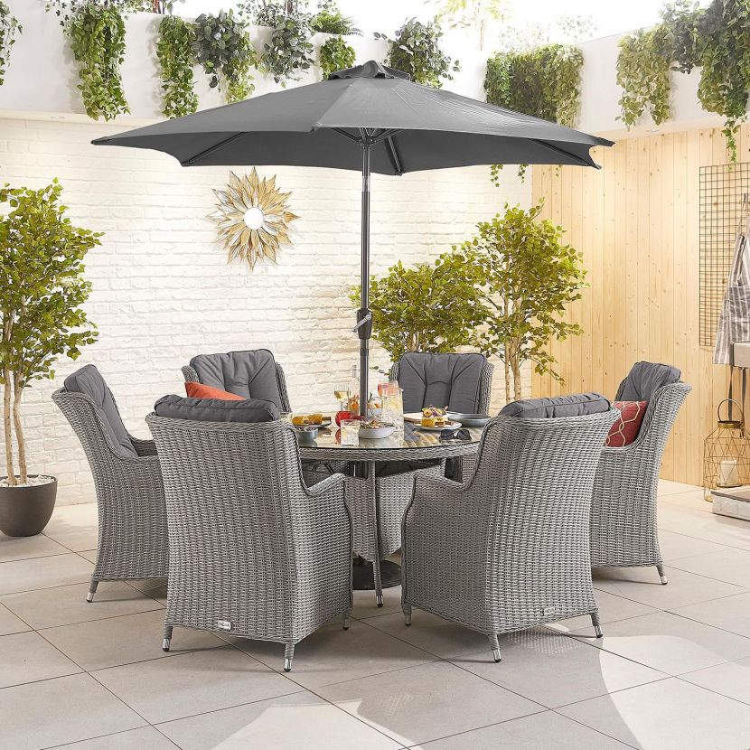 Thalia 6 Seat Round Dining Table