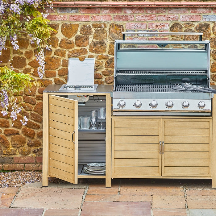 Grillstream Venice Burner Hybrid Outdoor Kitchen – Spring Green
