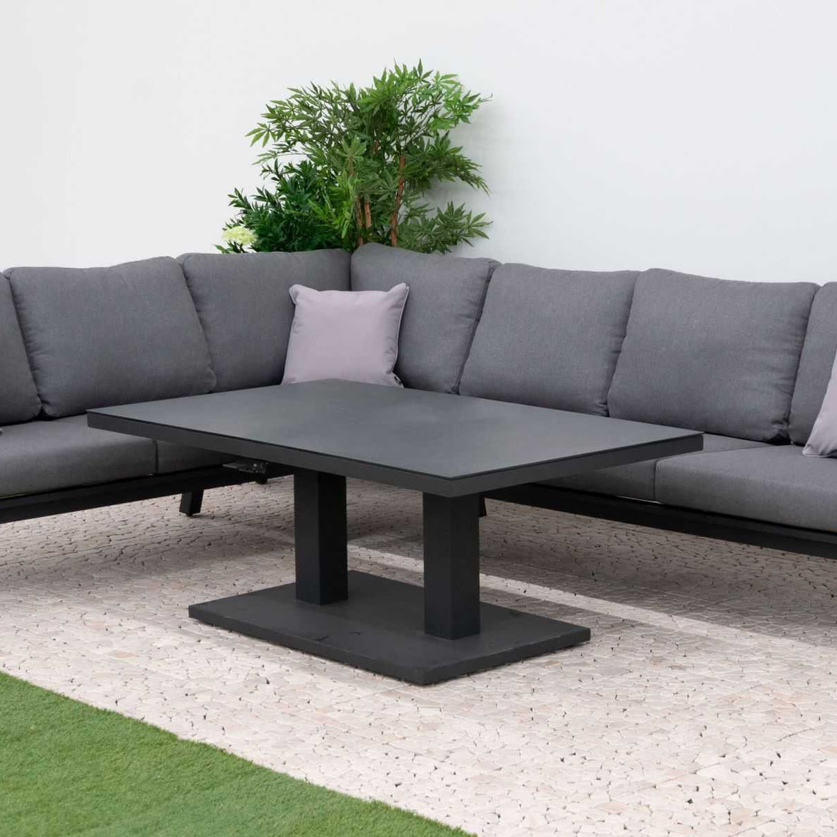 Phoenix Corner Sofa with Extending Rising Table, Chair & Bench – Spring ...