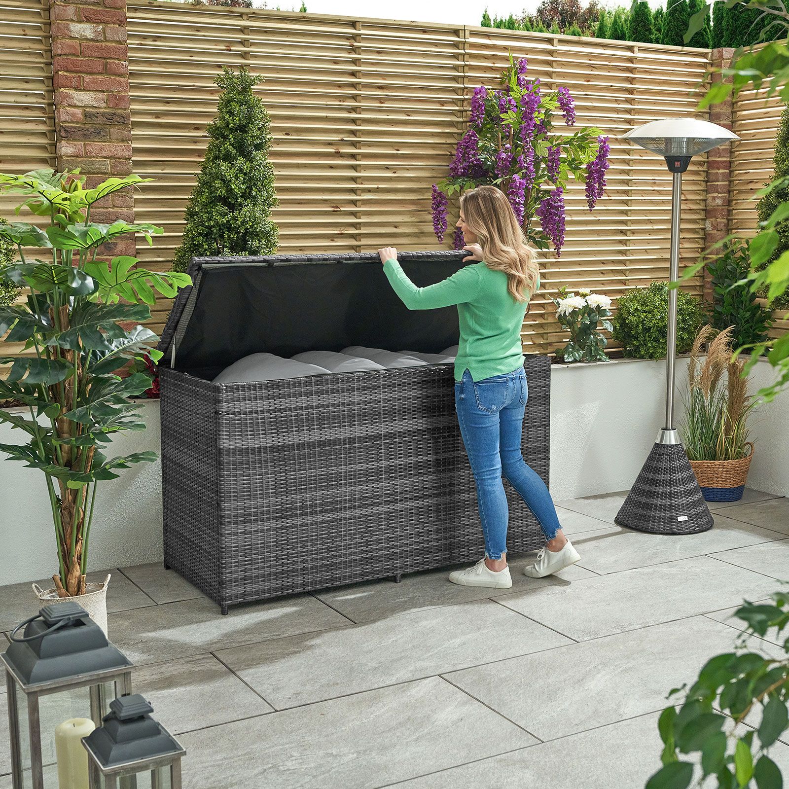 Large Storage Box – Grey – Spring Green Nurseries